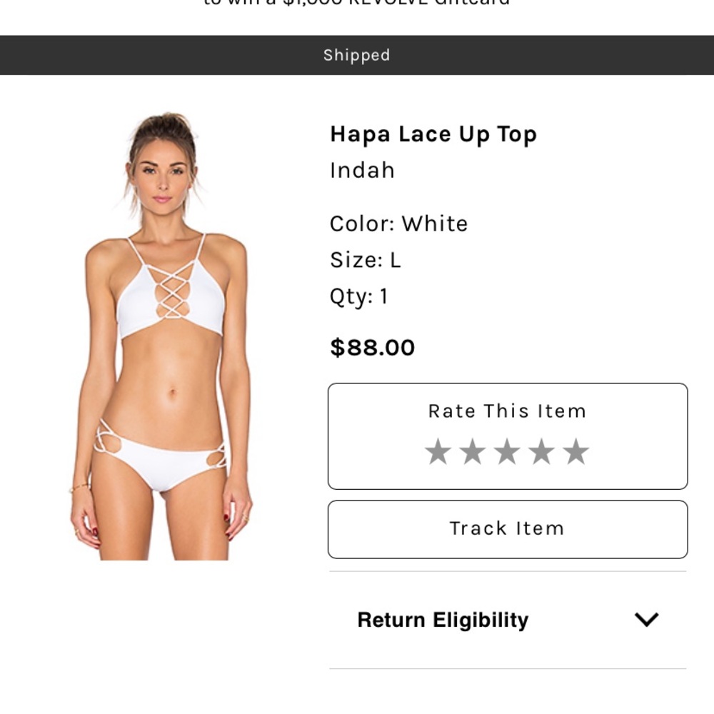 REVOLVE: Indah Hapa Lace Up Top